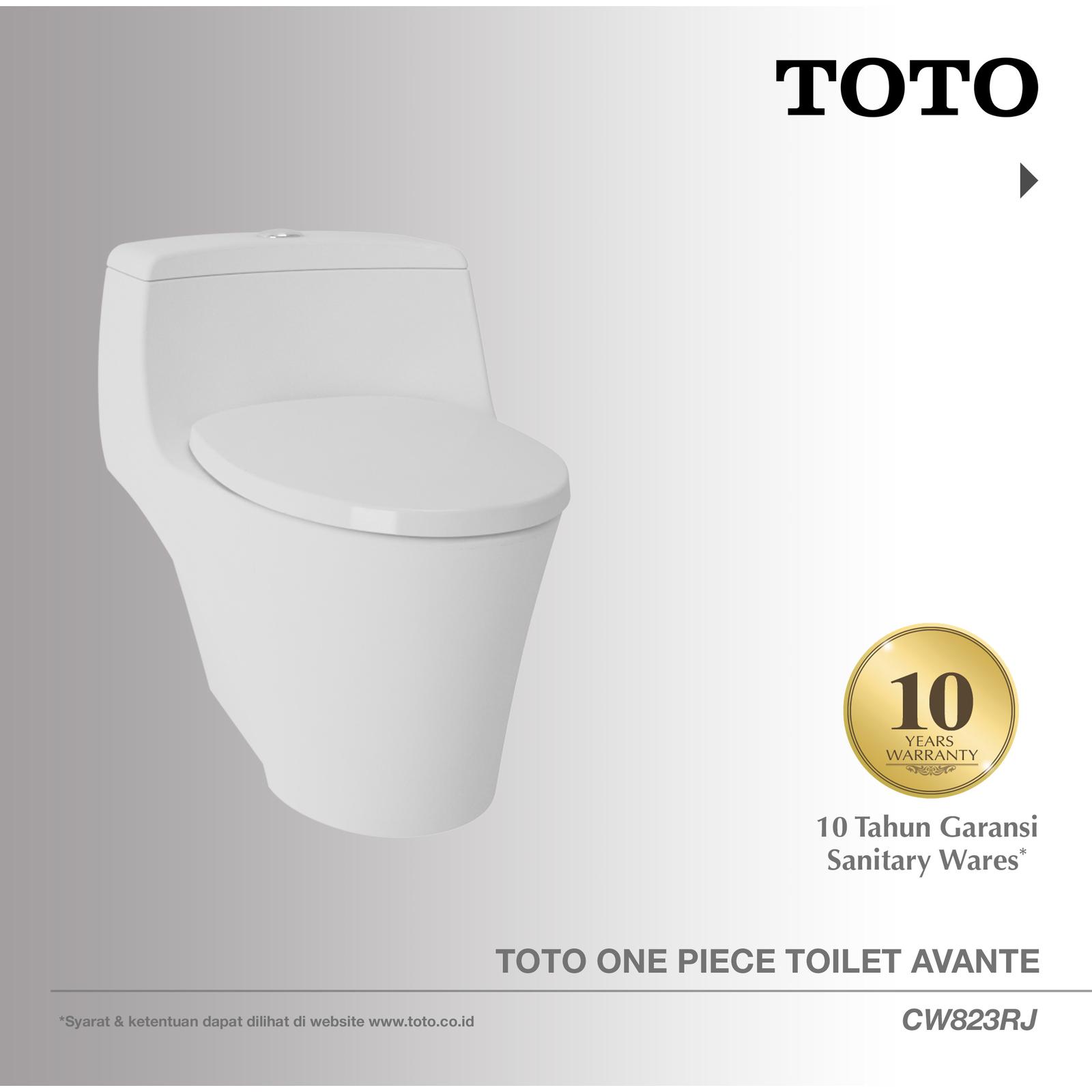 TOTO Closet CW823RJ one-piece toilet
